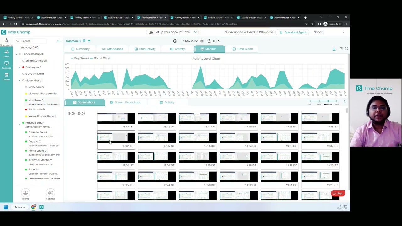 Time Champ Quick Walkthrough - Employee Productivity Monitoring Software