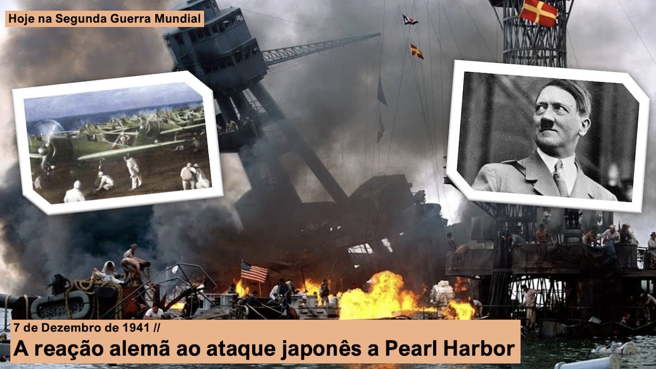 A reação alemã ao ataque japonês a Pearl Harbor