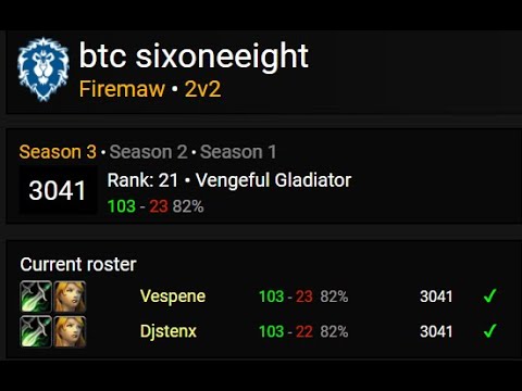 Vengeful Gladiator (3097) Classic TBC Rogue PvP