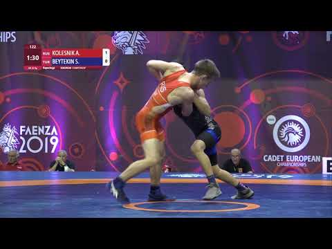 Repechage GR - 55 kg: A. KOLESNIK (RUS) v. S. BEYTEKIN (TUR)