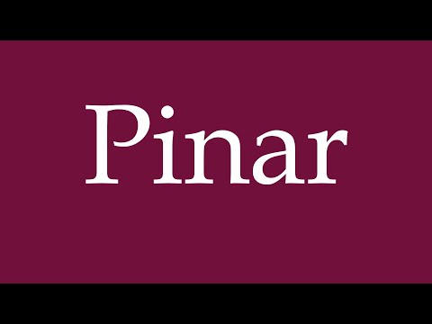 How to Pronounce ''Pinar'' Correctly in German