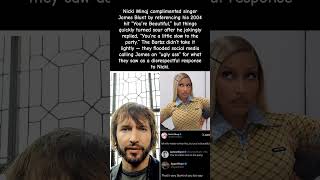 Nicki Minaj Shows Love to James Blunt — But His Response Sparks Chaos! #nickiminaj #jamesblunt