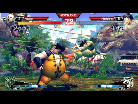USF4 @ Vortex to Victory - PAG Glitch (Rufus) vs PIE Citi (Makoto) [720p/60fps]