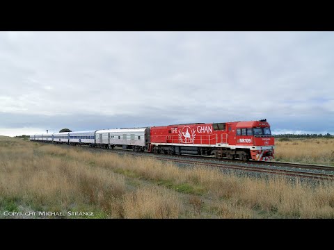 NR109 "The Ghan" Leading 6MA8 "The Overland" Passenger Train (25/3/2022) - PoathTV Railways