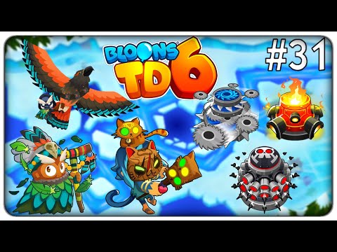 EZILI LA GATTARA, IL MEGA UCCELLO POUAKAI E LA CHALLENGE CON LE SPARA PUNTINE | Bloons TD6 - ep.31