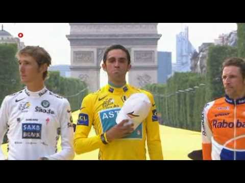 Podium Tour de France 2010