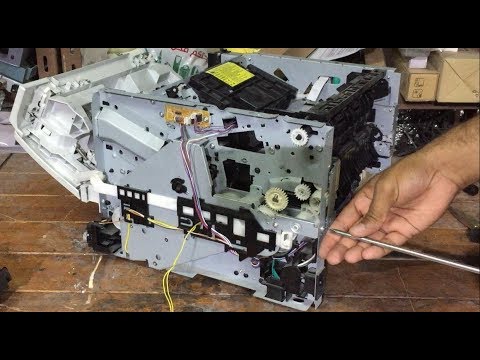 HP Laserjet p2035 and p2055 how to remove a fuser unit