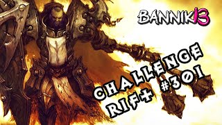 DIABLO 3 Challenge Rift 301 - Tricky CRUSADER LON Fist of the Heavens Easy Completion Guide