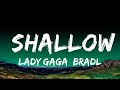 1 Hour |  Lady Gaga, Bradley Cooper - Shallow (Lyrics)  | Lyrics Journey