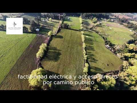 Terreno en Venta en Colbún | 4,26 Hectáreas Planas con 8,02 Acciones de Agua
