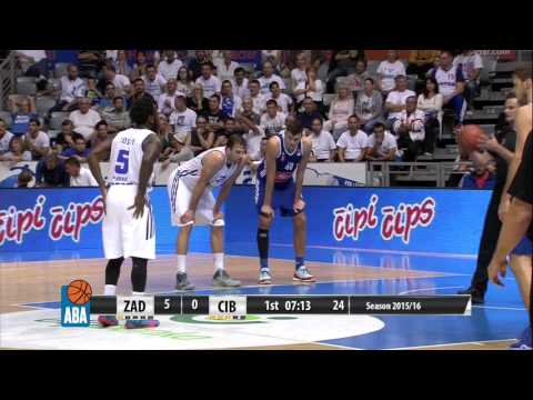 ABA Liga 2015/16, Round 1 match: Zadar - Cibona (1.10.2015)