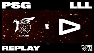 Worlds 2023 - Play-In Day 3 // PSG vs LOUD