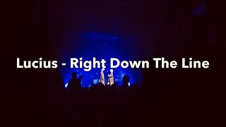 Lucius - Right Down The Line -(Gerry Rafferty Cover)- Acoustic Tour 2018 - Boulder - March 10th 2018