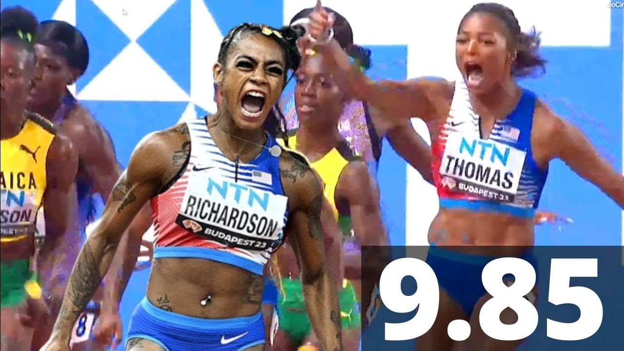 Sha'Carri Richardson Dominates in Women’s 4x100m Relay Final | World Athletics Budapest 2023