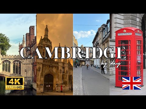 Walking Tour of Cambridge, England | Historic University City in 4K