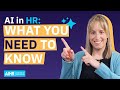AI In HR What You Need To Know 2025
