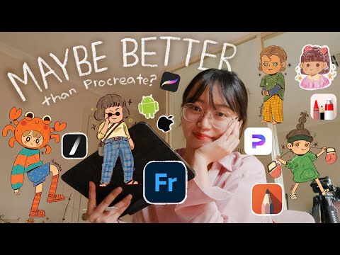 Why always Procreate? Try FREE DRAWING APPS ✨ on your ipad or android tablets