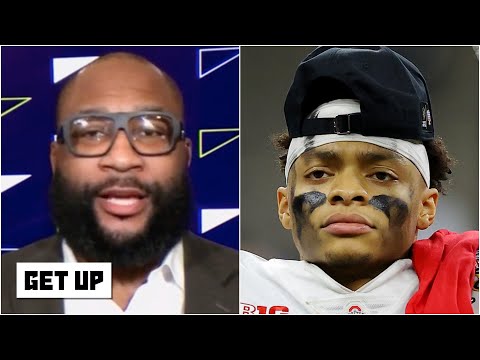噴氣機應該選擇Justin Fields，看看他們如何使用他 - Marcus Spears | Get Up (The Jets should draft Justin Fields just to see how they can use him - Marcus Spears | Get Up)