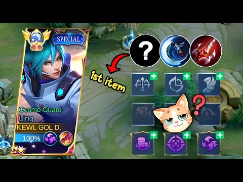 TOP 1 GLOBAL LING BUILD AND EMBLEM! ABUSE IT NOW | MOBILE LEGENDS