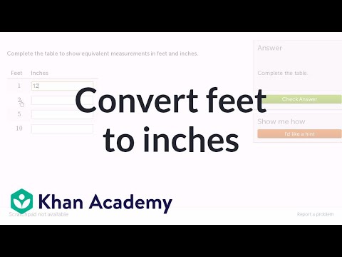 feet number conversion