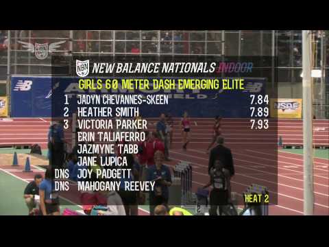 Girls 60m EE Heat 2 - New Balance Nationals Indoor 2013