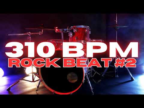 310 BPM - Rock Drum Beat - Loop 2