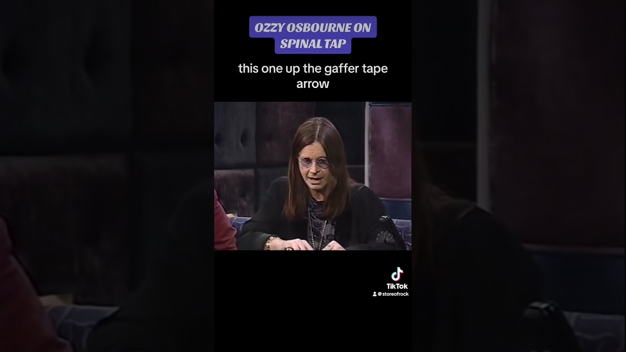 Ozzy on Spinal Tap 🤘🏼🔥🎸 #ozzy #ozzyosbourne #spinaltap #conan - YouTube