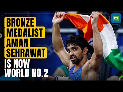 Olympic Bronze Medalist Aman Sehrawat is World Number 2 in Men's 57kg Category