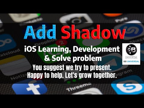 How to drop or add shadow to view in iOS Swift | iOS Development