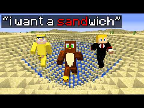 Minecraft, But Every Time We Say a Block it Disappears