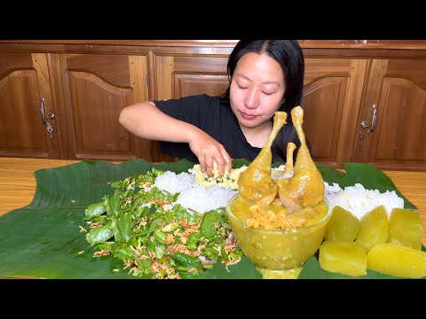 Mom’s Recipe Chicken Chagempomb / Chicken Porridge, Mimi Singju And Winter Melon Mukbang