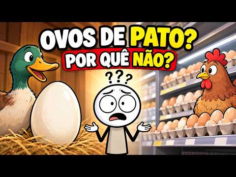 O BRASILEIRO COME MAIS DE 300 OVOS POR ANO… POR QUE QUASE NENHUM É DE PATO?