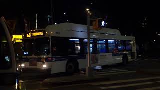MTA Buses - Bx15 Limited LFSA #1250 & Bx17 C40LF #360 @ Fordham Road