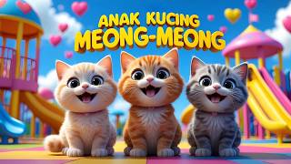 Download lagu Kitten Meow Meow 🐱 Cute Cat - Popular Indonesian Children's Song | Kitty Cat Song mp3