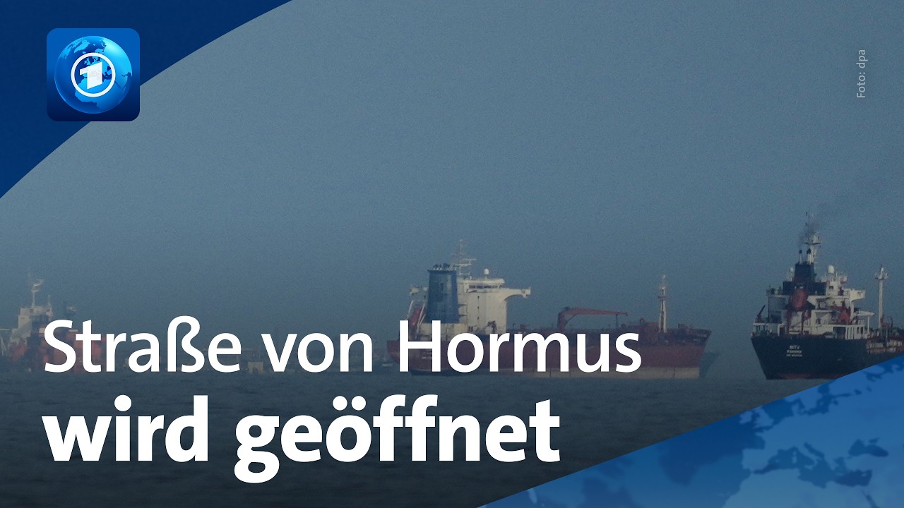🌍tagesschau24 Top-Thema, 17.4.2026 | Öffnung der Straße von Hormus