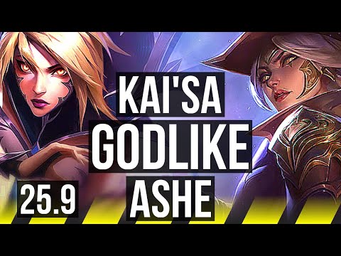 KAI'SA & Pyke vs ASHE & Rakan (ADC) | 11/1/13, Godlike | EUW Master | 25.9