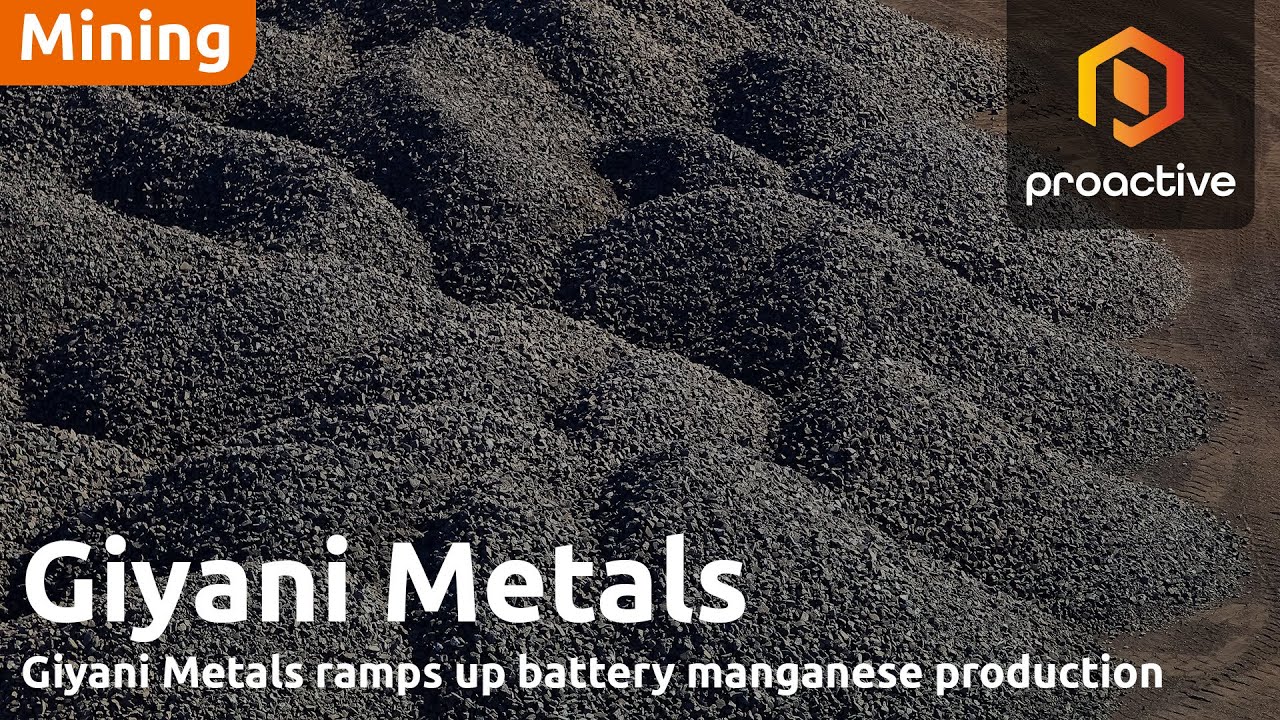Giyani Metals moves towards first production of battery-grade manganese at demo plant