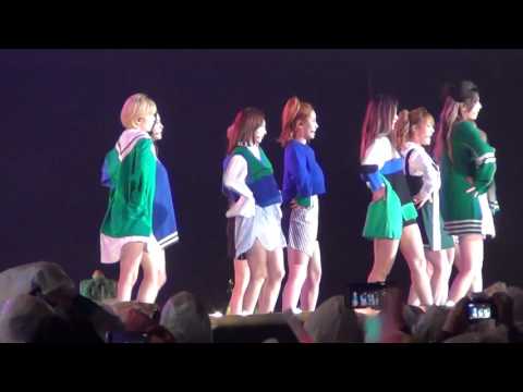 트와이스 twice TT 161118 musicbank in Gyeongju fancam