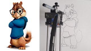 The Robot Draws Simon from Alvin and The Chipmunks