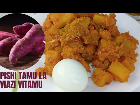 JINSI YA KUPIKA VIAZI VITAMU/UPISHI WA VIAZI VITAMU