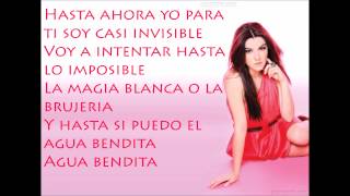 Agua Bendita (letra) Maite Perroni