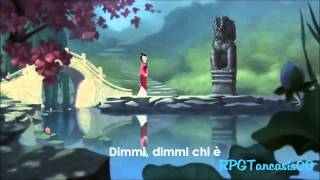 Riflesso (da Mulan Walt Disney) Karaoke lyrics + testo