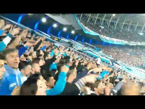 "La Guardia Imperial, alentando vs River" Barra: La Guardia Imperial &bull; Club: Racing Club