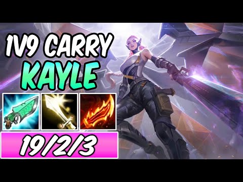 1v9 KAYLE CARRY | PSYOPS KAYLE TOP GAMEPLAY | Best Build & Runes | League of Legends