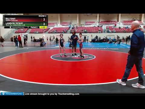 89-95 Lbs Round 2 - Raj Ravi, North Carolina Vs Landon McKay, Tech Fall Wrestling Club 7645