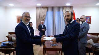 Foreign Minister of Armenia Ararat Mirzoyan received the Ambassador of Iran to Armenia and the newly appointed Consul General of Iran in Armenia
