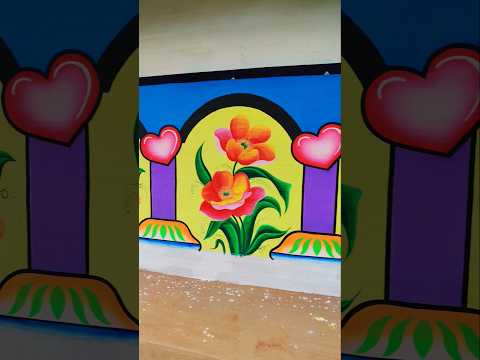 beautiful flowers painting reels video