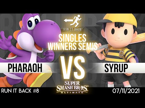 Run It Back #8 - SSBU - NTC | Pharaoh (Yoshi) vs. Armada | Syrup (Ness) - Winners Semi-Finals