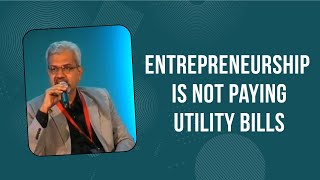 Entrepreneurship is not paying utility bills image