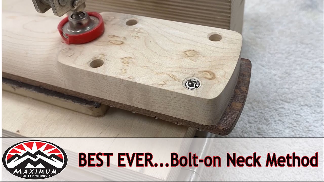 The School Strat Build - Best Bolt-on Neck Method...ever!